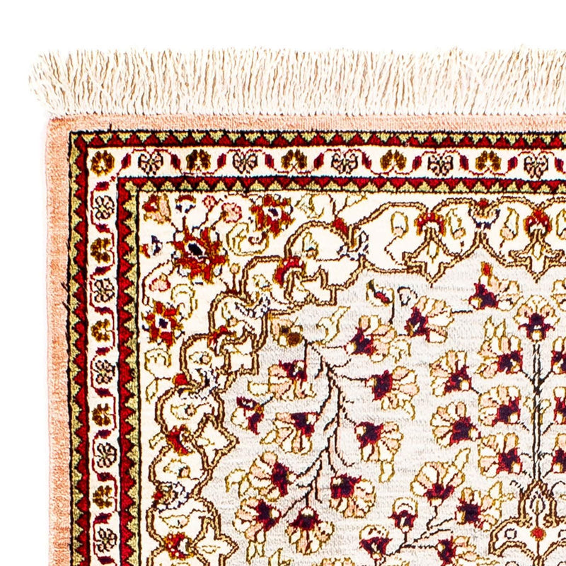 Tapis en soie - Ghom soie - Premium - 80 x 59 cm - beige