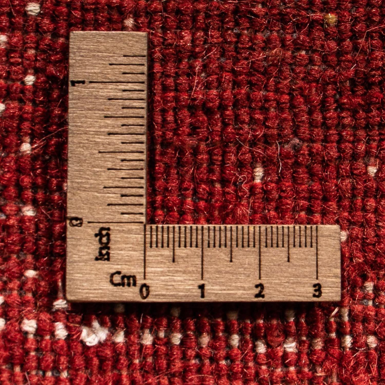 Tapis Gabbeh - Loribaft Persan - 120 x 80 cm - rouge foncé