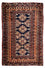 Tapis afghan - 140 x 94 cm - bleu foncé