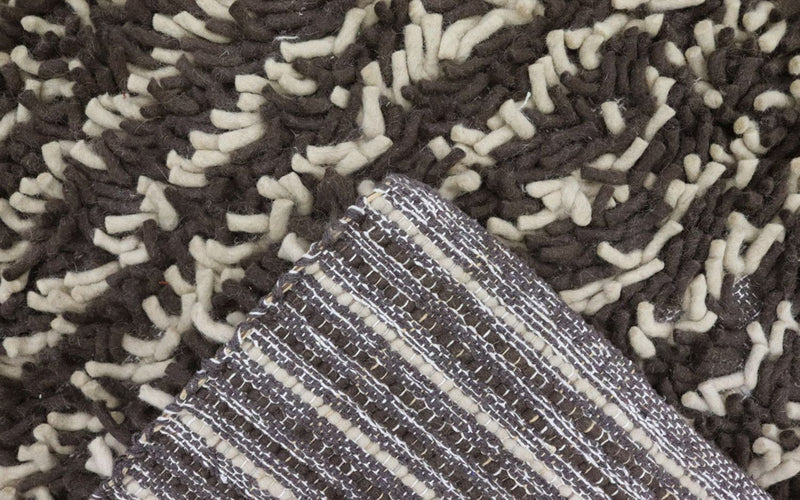 Tapis à poils longs - 200 x 124 cm - multicolore