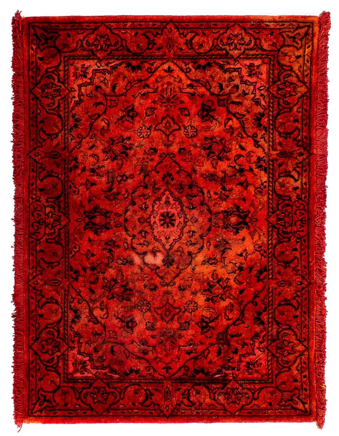 Orientteppich 98 x 70 cm - dunkelrot