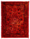 Orientteppich 98 x 70 cm - dunkelrot