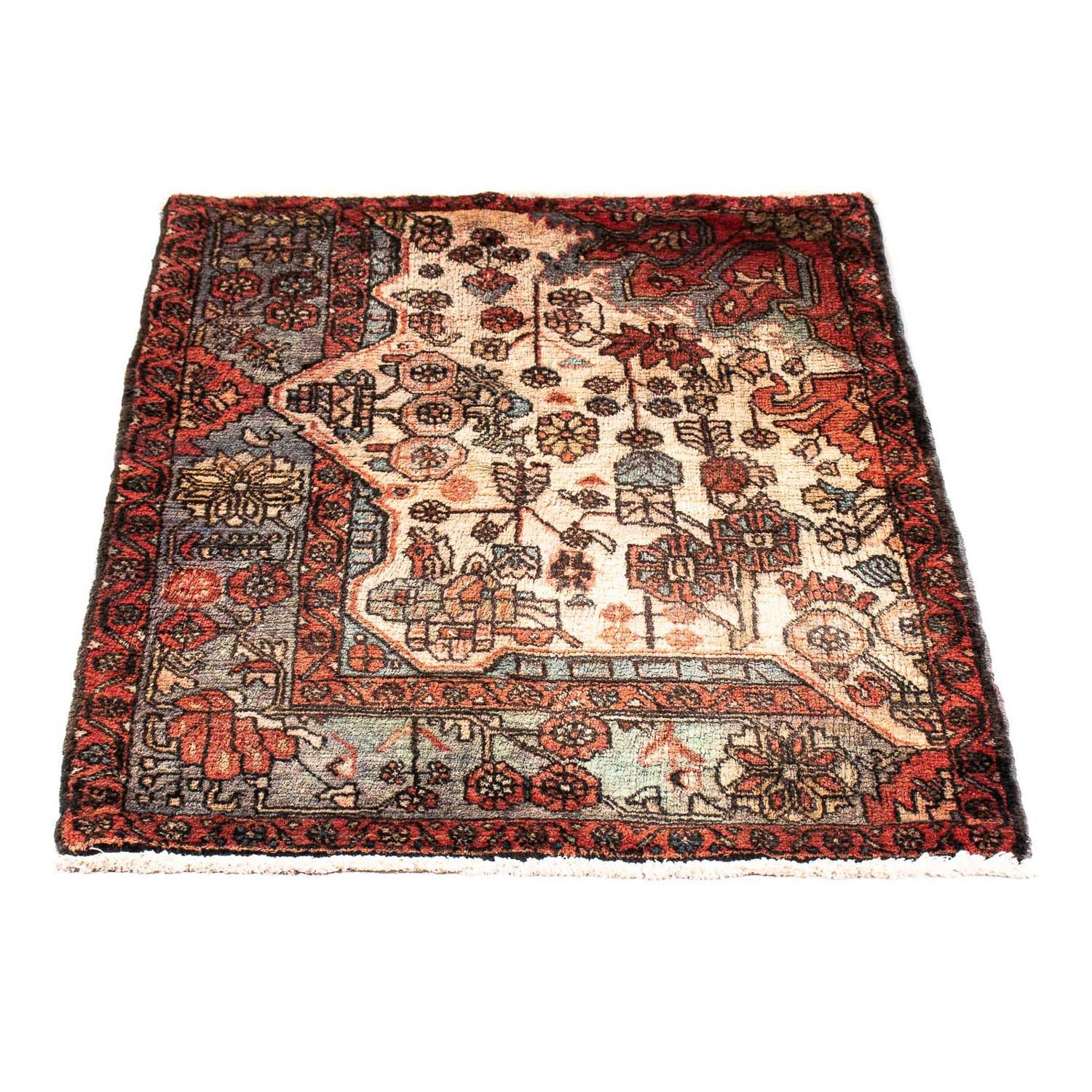 Tapis persan - Nomadic - 131 x 88 cm - beige