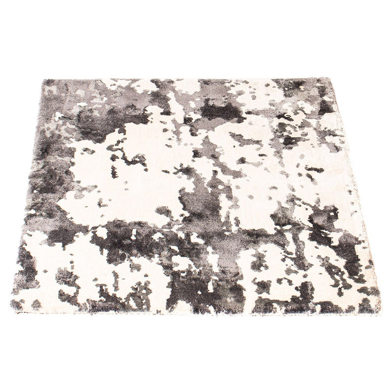 Tapis en viscose carré  - 70 x 70 cm - beige