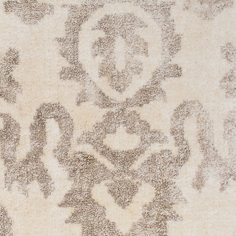 Tapis en viscose carré  - 70 x 70 cm - marron clair