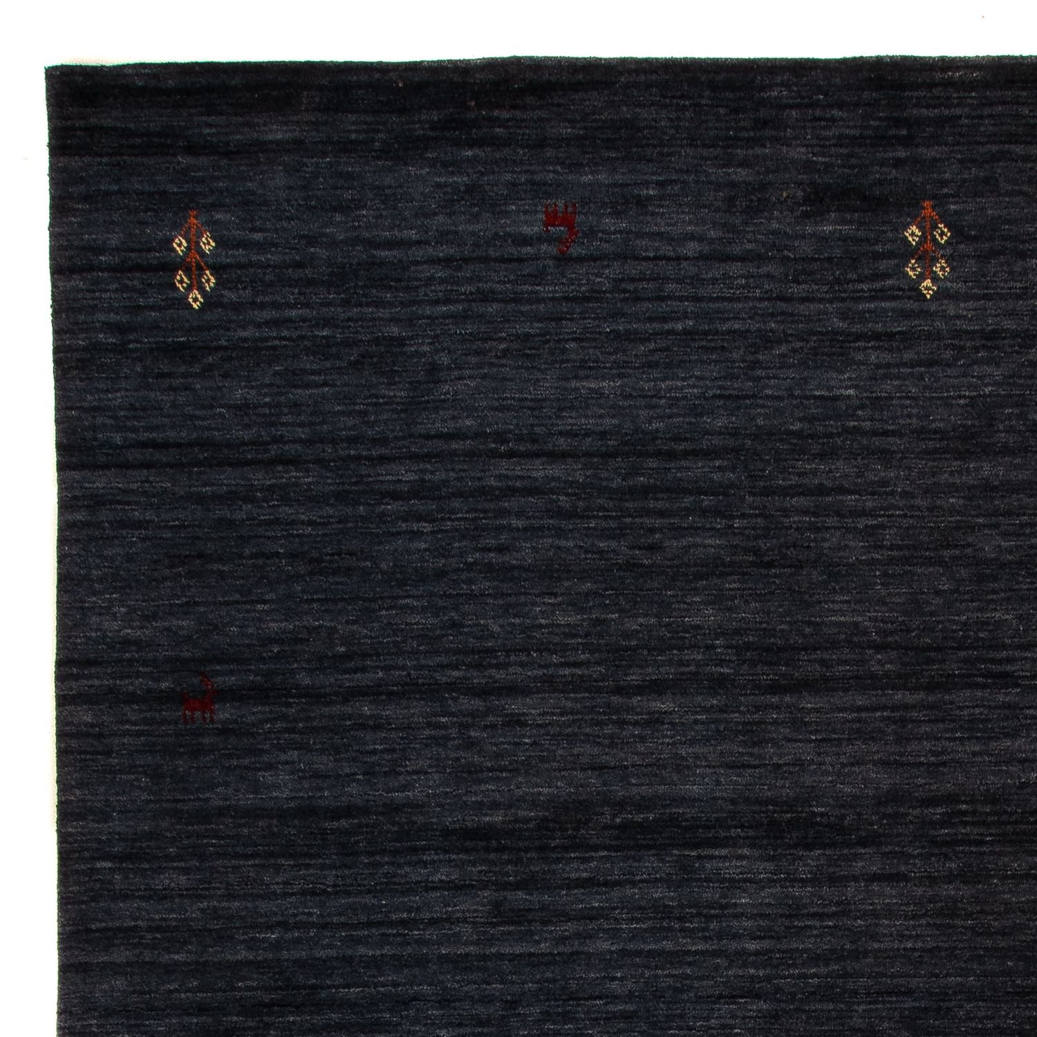 Tapis Gabbeh - Indus - 345 x 245 cm - bleu foncé