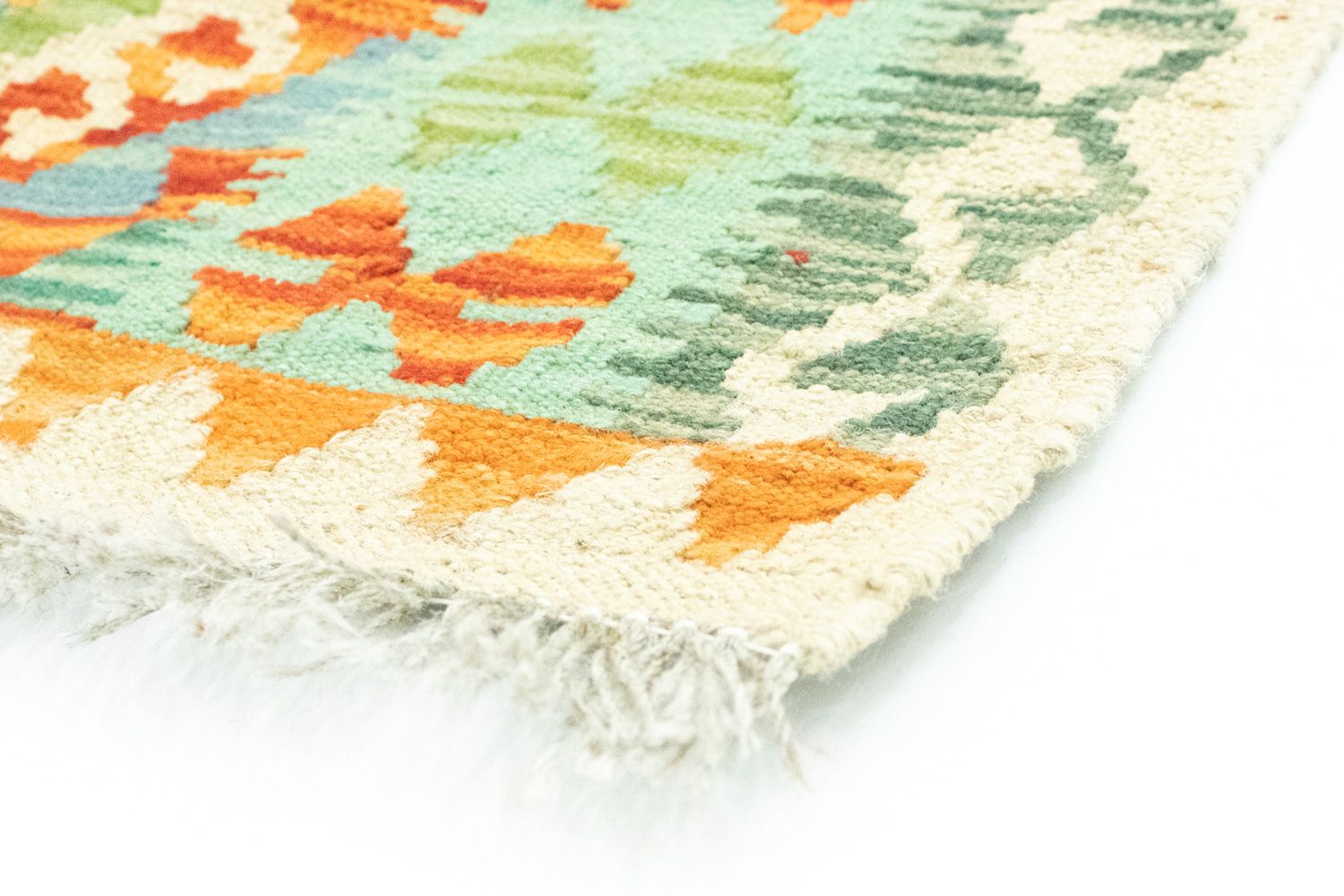 Tapis de couloir Tapis Kelim - Oriental - 200 x 68 cm - colorée