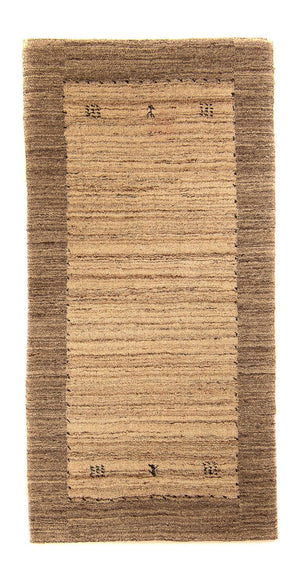 Tapis Népalais - 142 x 70 cm - marron clair