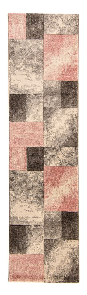 Tapis de couloir Tapis à poil ras - 300 x 80 cm - multicolore