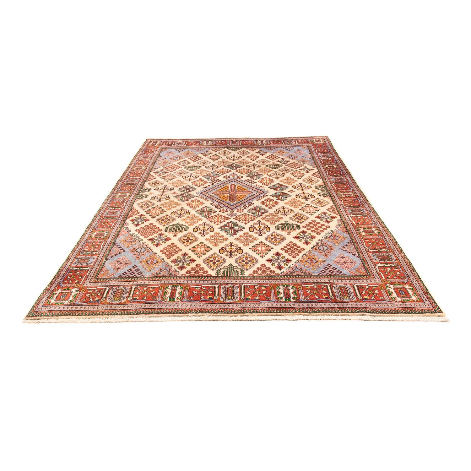 Tapis persan - Nomadic - 296 x 206 cm - beige