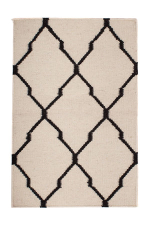 Tapis Kelim - Tendance - 95 x 60 cm - beige