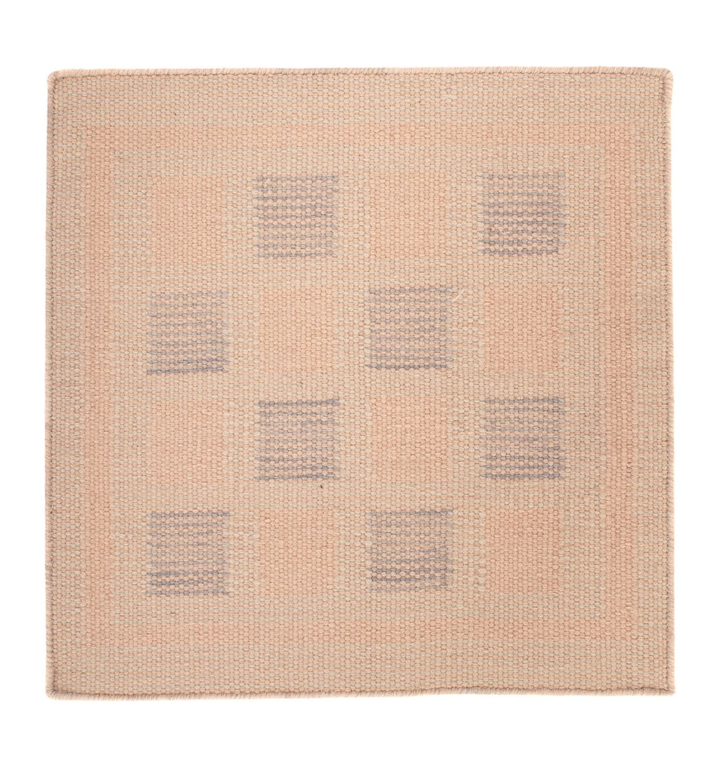 Tapis Kelim - Tendance carré  - 60 x 60 cm - multicolore