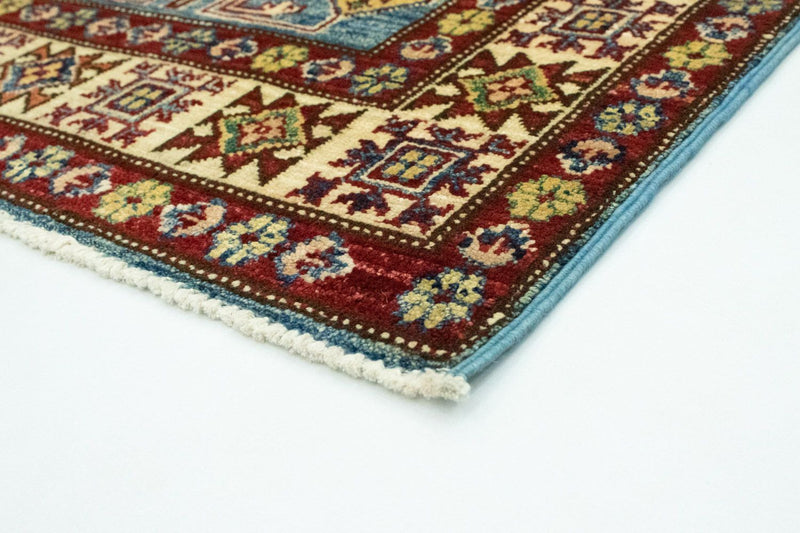 Tapis Ziegler - Kazak - 132 x 79 cm - bleu clair