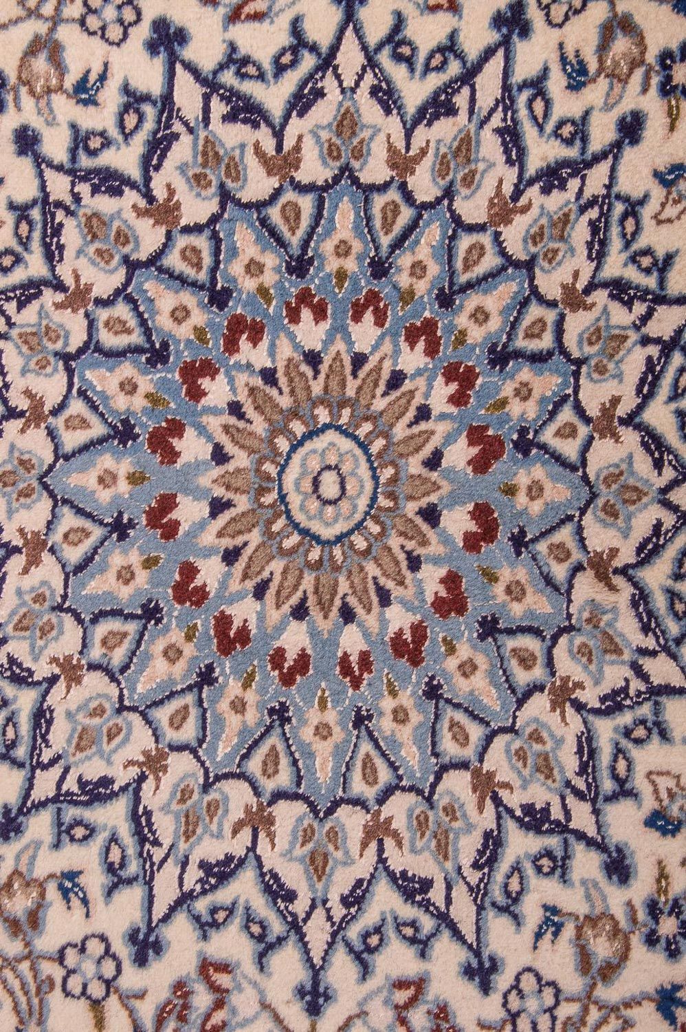 Tapis persan - Nain - Royal - 213 x 118 cm - beige