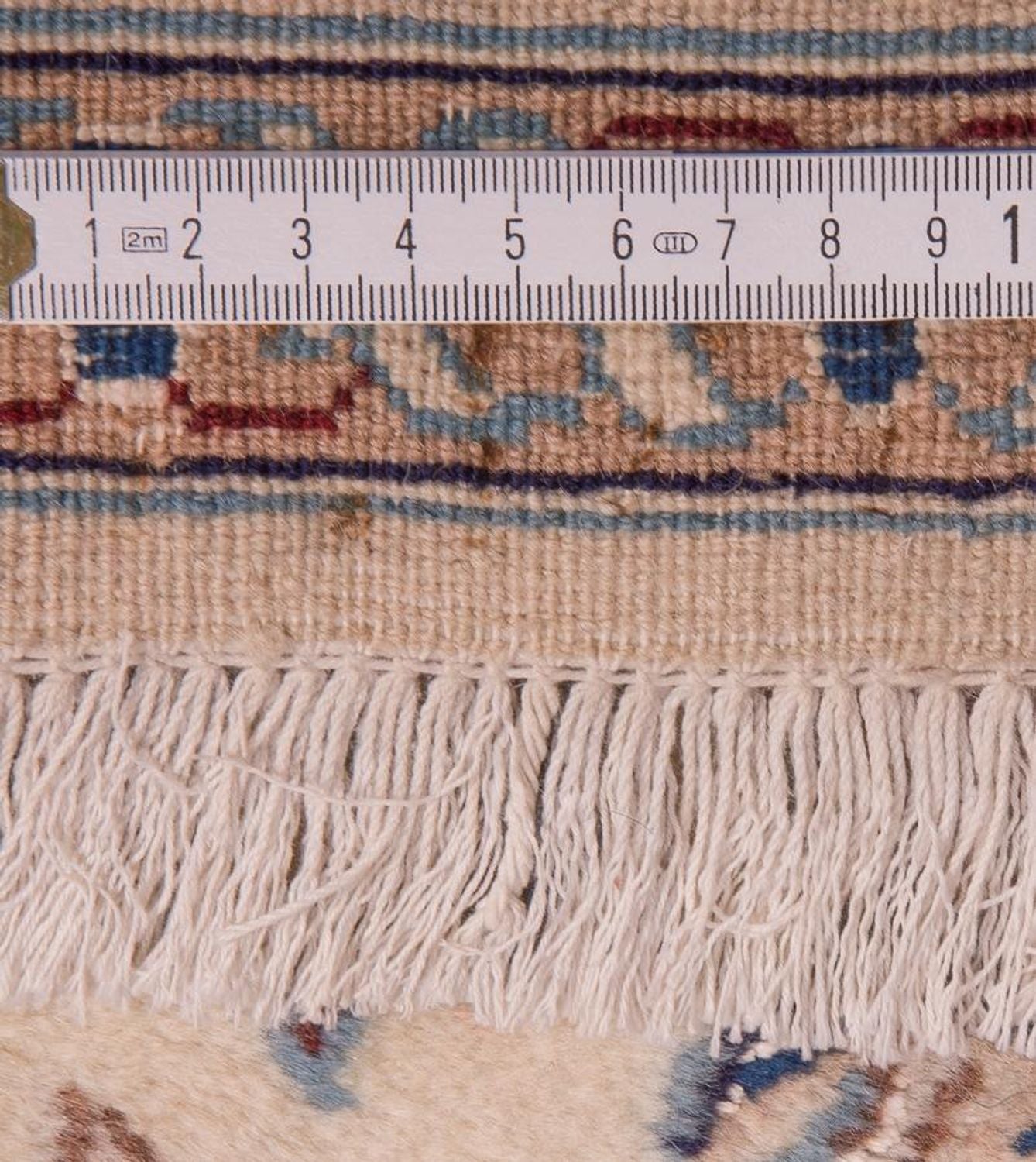 Tapis persan - Nain - Royal - 213 x 118 cm - beige