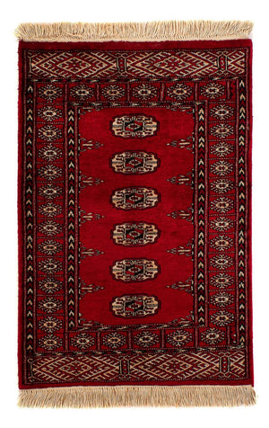 Tapis Pakistani - 115 x 78 cm - rouge foncé
