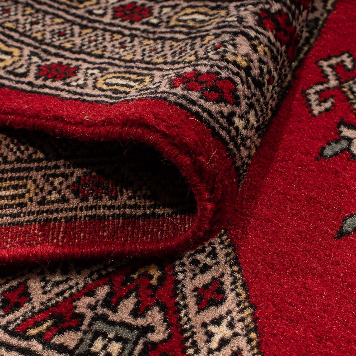 Tapis de couloir Tapis Pakistani - 192 x 64 cm - rouge foncé