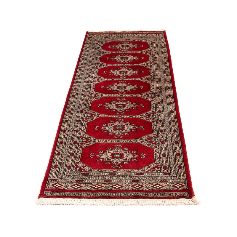 Tapis de couloir Tapis Pakistani - 192 x 64 cm - rouge foncé
