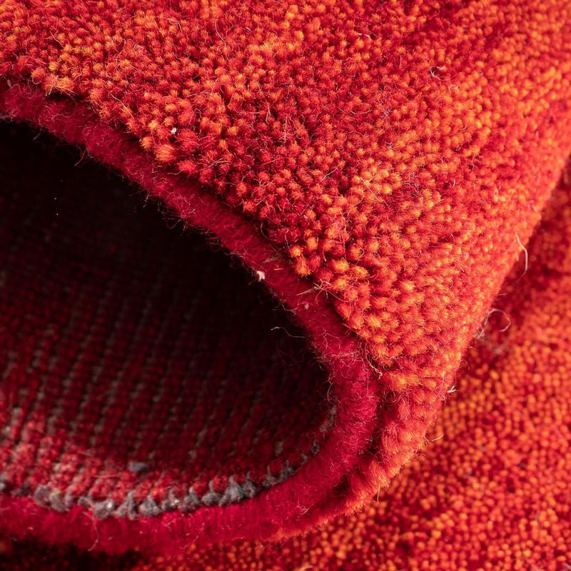 Tapis de couloir Tapis Gabbeh - Loribaft Indus - 107 x 47 cm - rouge