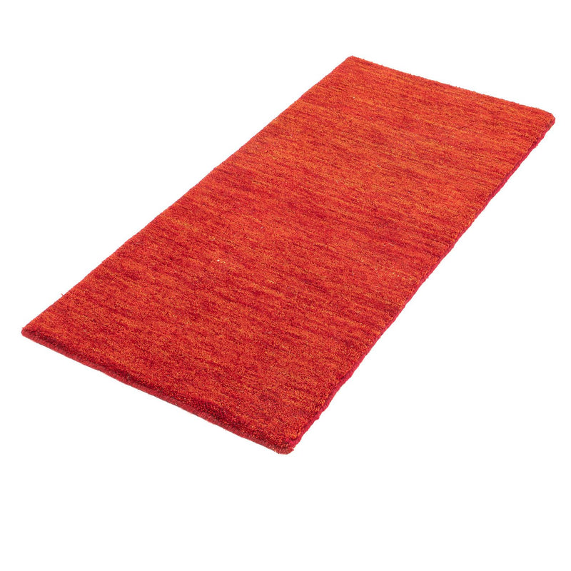 Tapis de couloir Tapis Gabbeh - Loribaft Indus - 107 x 47 cm - rouge