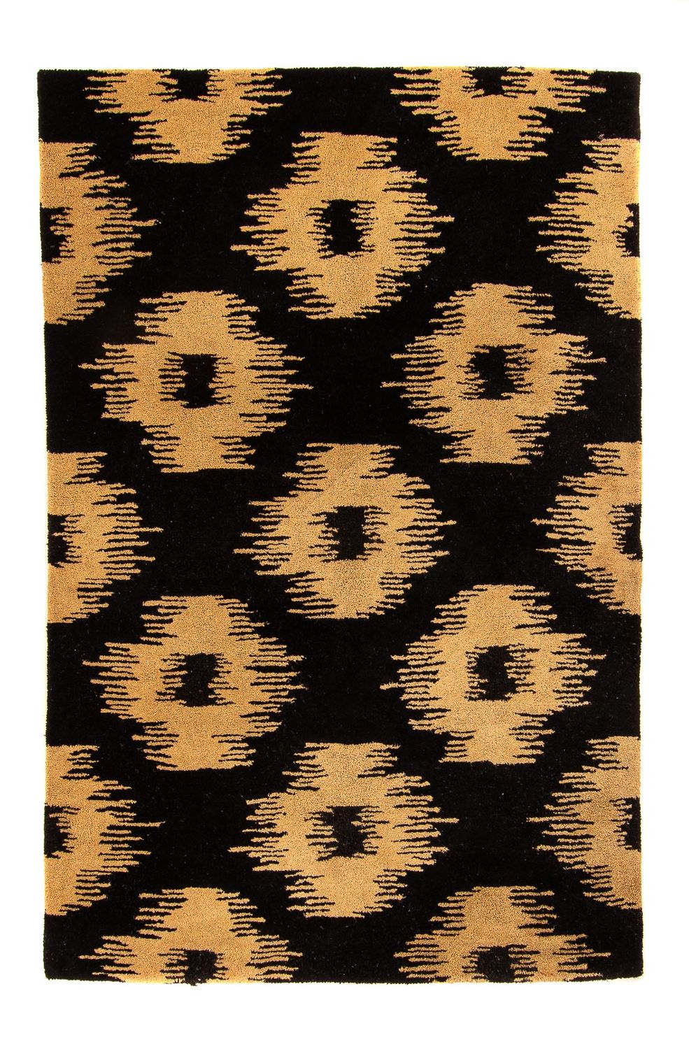 Tapis en laine - 237 x 150 cm - bleu foncé