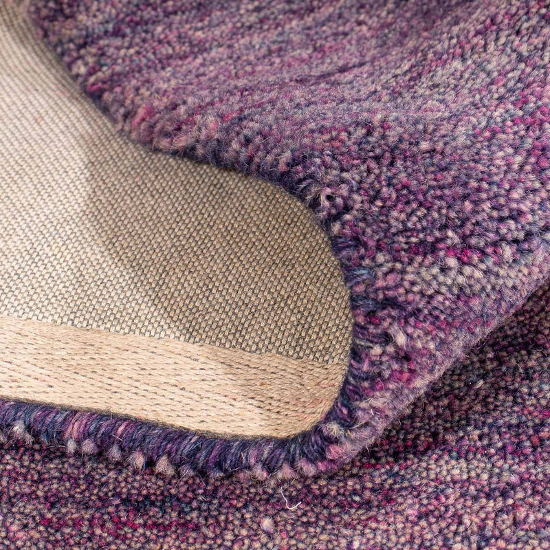 Tapis en laine - 202 x 143 cm - violet