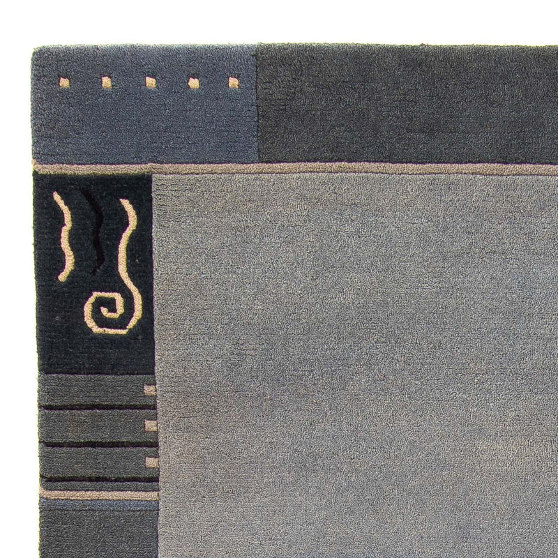 Tapis Népalais - 240 x 170 cm - bleu clair