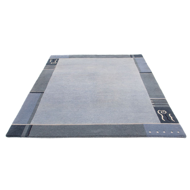 Tapis Népalais - 240 x 170 cm - bleu clair
