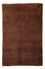 Hochflor Teppich 230 x 150 cm - braun