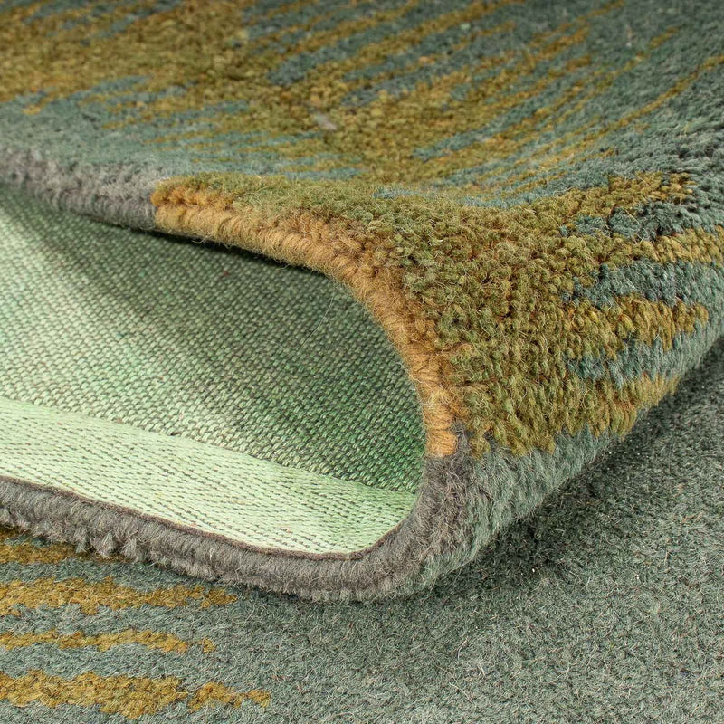 Wollteppich 240 x 150 cm Wohnzimmer Teppich