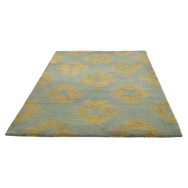 Wollteppich 240 x 150 cm Wohnzimmer Teppich