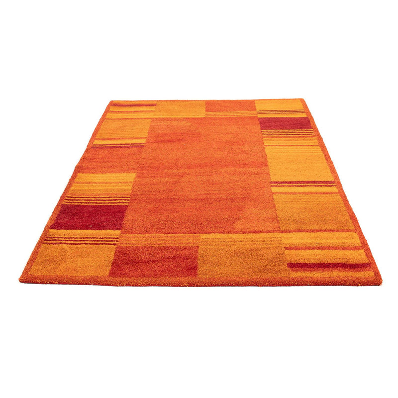 Tapis en laine - 195 x 140 cm - rouille