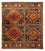 Tapis persan - Nomadic - 210 x 180 cm - bleu foncé