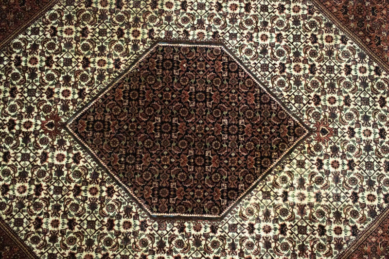 Tapis persan - Bidjar - 354 x 306 cm - marron