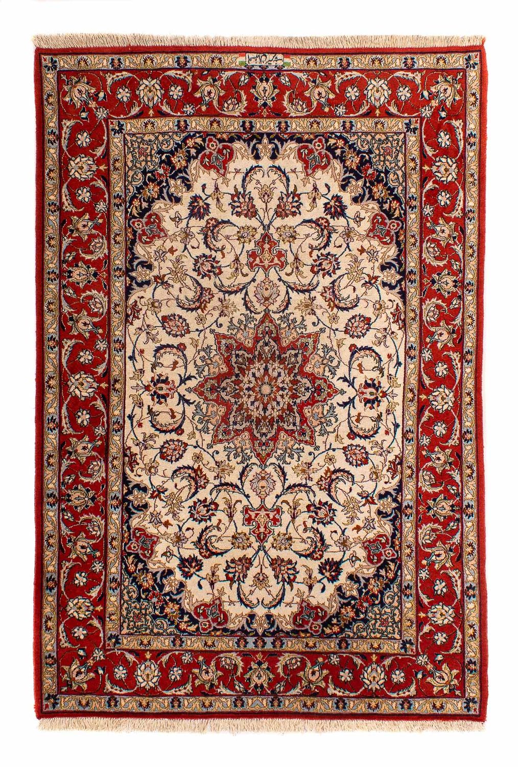 Tapis persan - Isfahan - Premium - 166 x 110 cm - beige