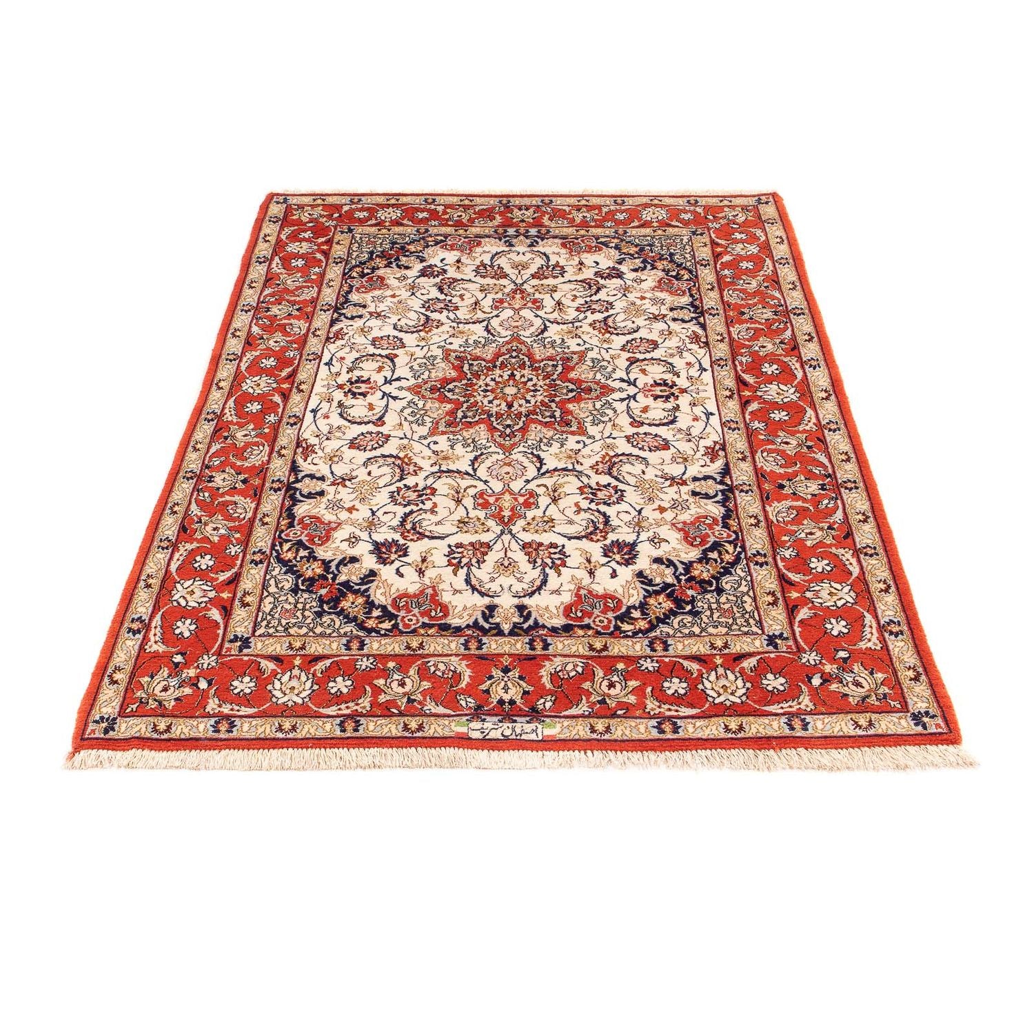 Tapis persan - Isfahan - Premium - 166 x 110 cm - beige