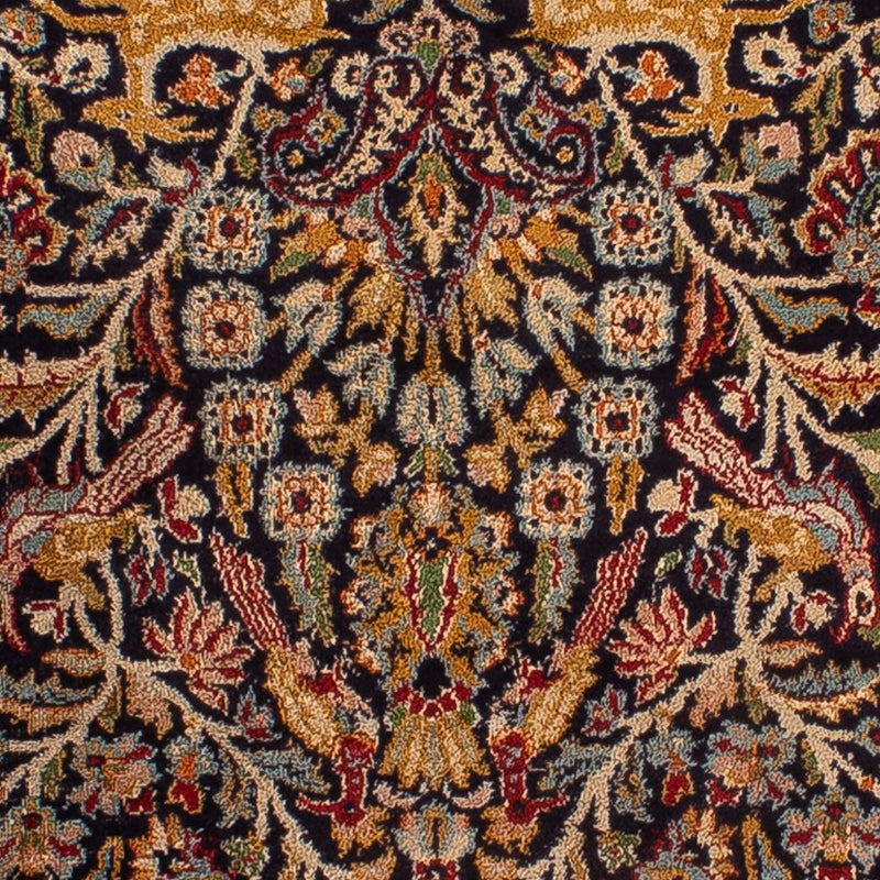 Tapis oriental - Indus - 123 x 81 cm - bleu foncé