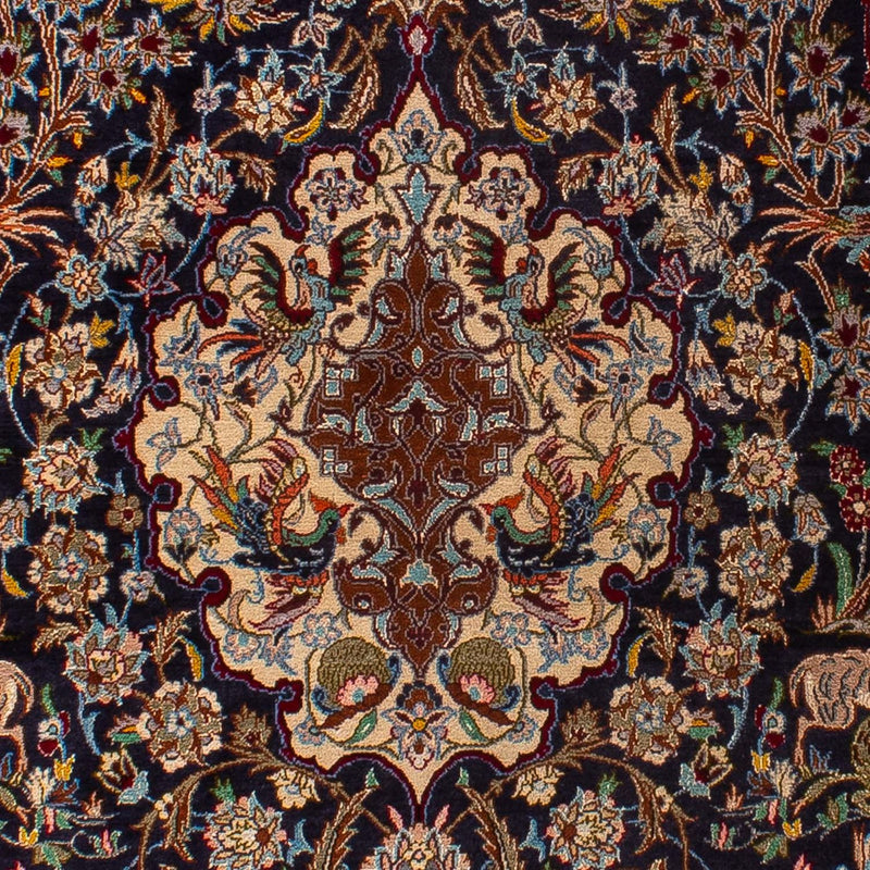 Tapis persan - Isfahan - Premium - 173 x 117 cm - bleu foncé