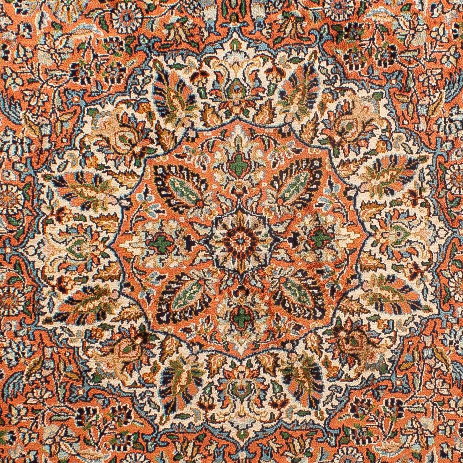 Tapis en soie - Soie du Cachemire - 182 x 121 cm - marron clair