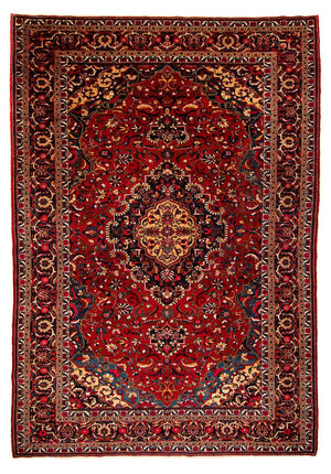 Tapis persan - Nomadic - 335 x 226 cm - rouge foncé