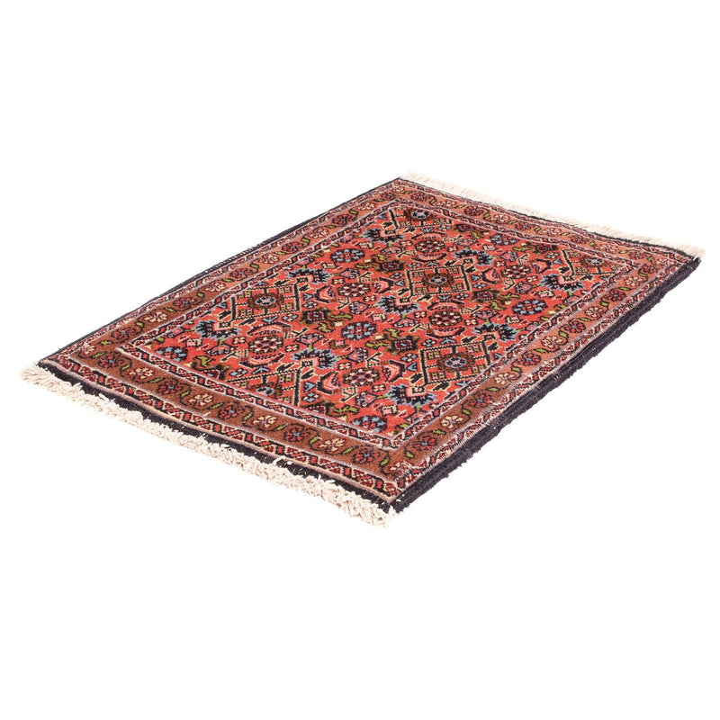 Tapis persan - Bidjar - 60 x 40 cm - rouge clair