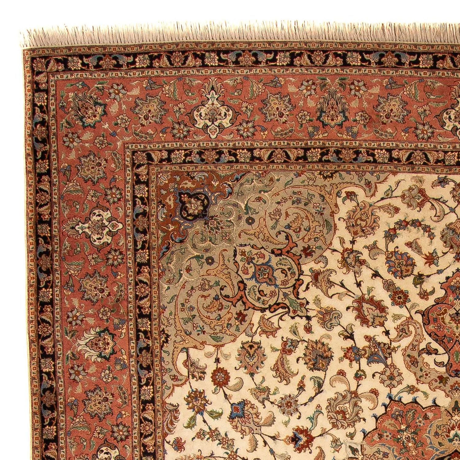 Tapis persan - Tabriz - Royal - 300 x 246 cm - beige