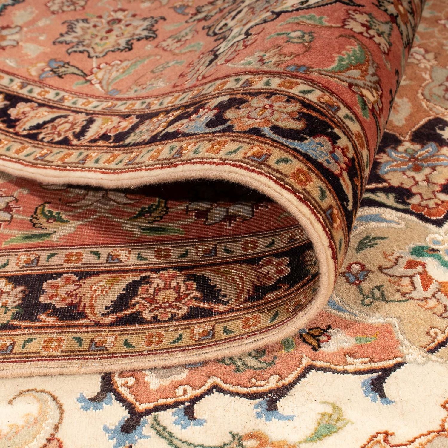 Tapis persan - Tabriz - Royal - 300 x 246 cm - beige