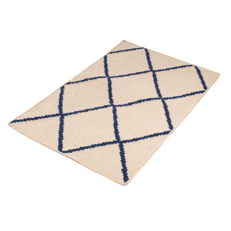 Tapis Kelim - Tendance - 90 x 60 cm - beige