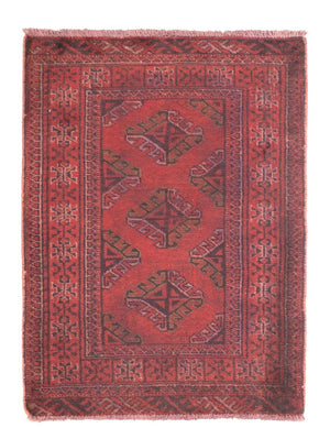 Orientteppich 84 x 66 cm - dunkelrot