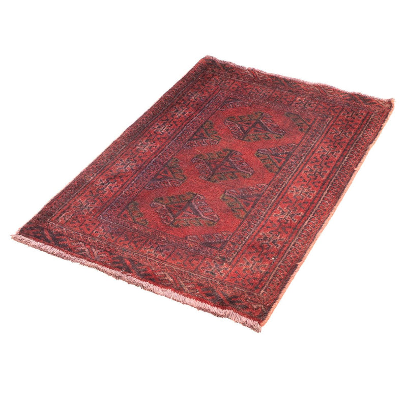 Orientteppich 84 x 66 cm - dunkelrot
