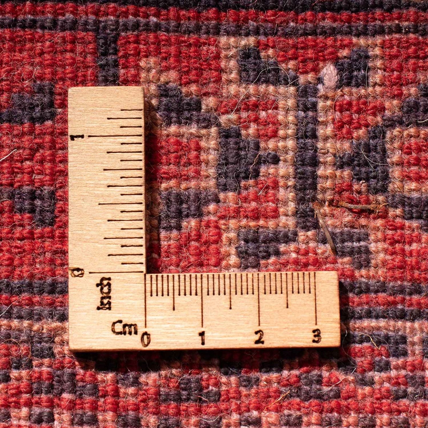 Orientteppich 84 x 66 cm - dunkelrot