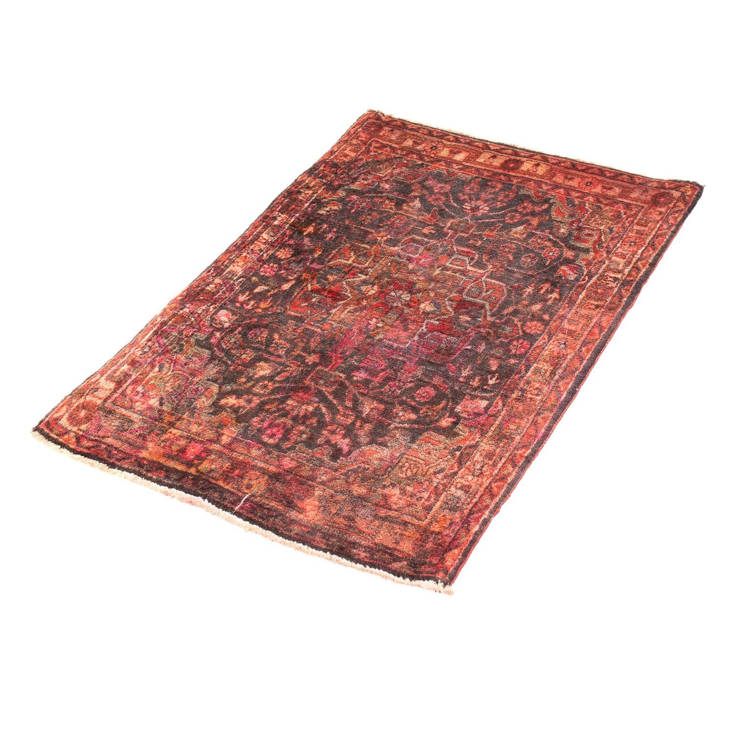 Tapis persan - Nomadic - 93 x 62 cm - bleu foncé