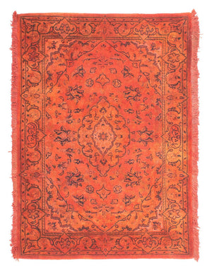 Tapis persan - Keshan - 95 x 70 cm - rouille