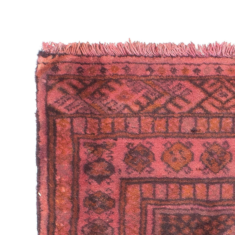 Tapis Turkaman - 86 x 63 cm - rouge clair